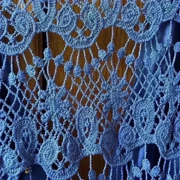 Blue Altar'd State  State Long Sleeve Romper Size Small Excellent used condition - Picture 4 of 12